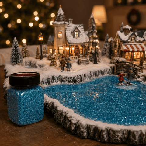 My Village Decorations Landscaping My Village Blue Glass Stones Base Scatter – 440g
