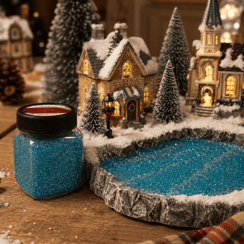 My Village Decorations Landscaping My Village Blue Glass Stones Base Scatter – 440g