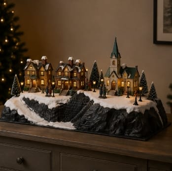 My Village Base Accessory My Village Christmas Accessory Glacier Base MY33 – 78 x 25cm