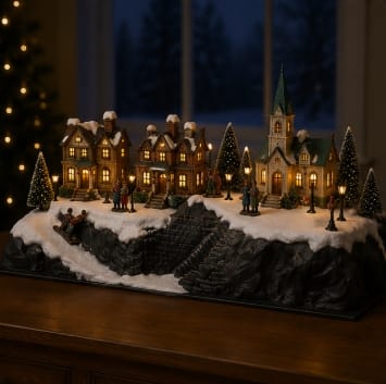 My Village Base Accessory My Village Christmas Accessory Glacier Base MY33 – 78 x 25cm
