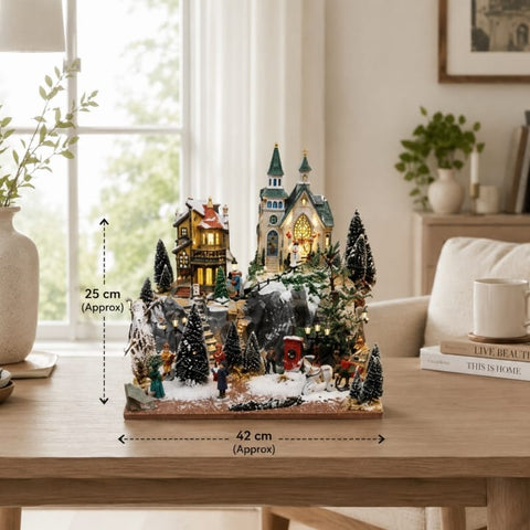 My Village Base Accessory My Village Christmas Mini Village Base – 42 x 25cm