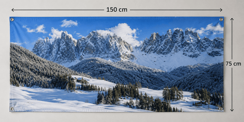 My Village Backdrops My Village Cloth Dolomites 150x75cm