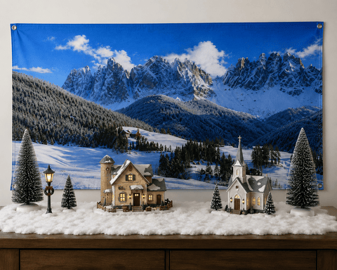 My Village Backdrops My Village Cloth Dolomites 150x75cm