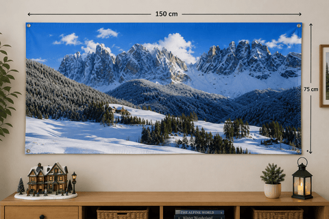 My Village Backdrops My Village Cloth Dolomites 150x75cm