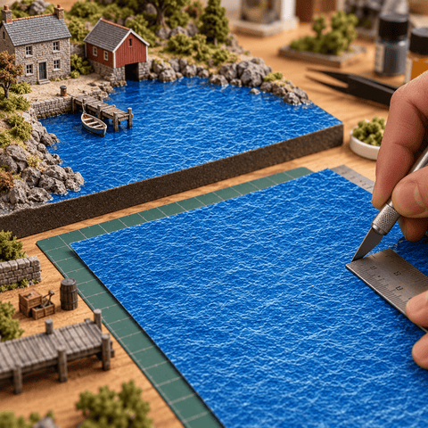 My Village Decorations Landscaping My Village Double Sided Water Sheet – 21cm x 29.7cm