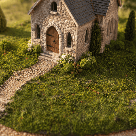 My Village Decorations Landscaping My Village Flat Green Moss Base Decoration – 500g