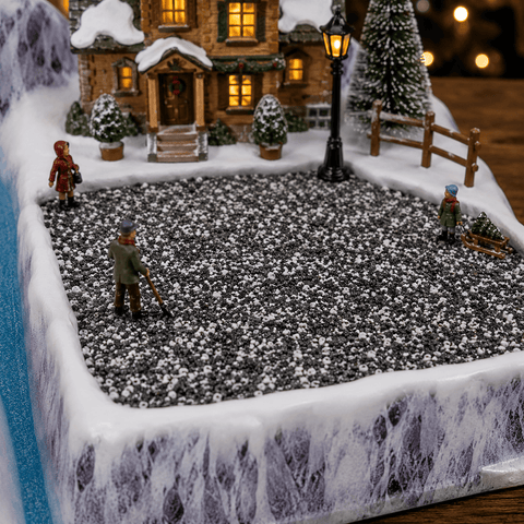 My Village Decorations Landscaping My Village Gravel Film Black And White Village Decoration – 30 x 14cm
