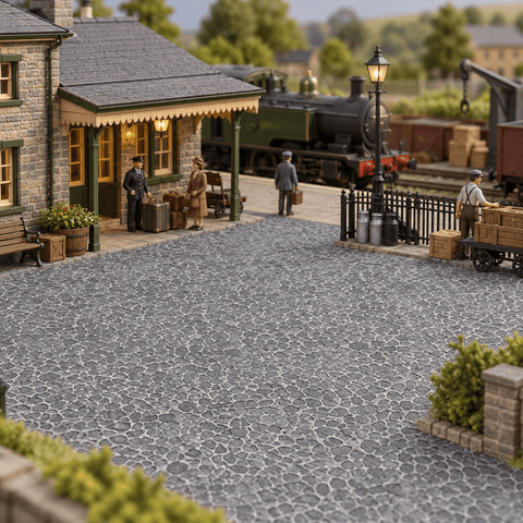 My Village Texture Sheets My Village Grey Pavement Sheet – 21x29.7cm