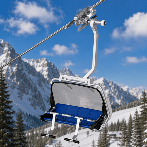Jagerndorfer Ski Lift Seat 4 Person Red/Black