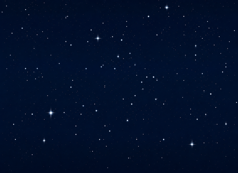 My Village Backdrops My Village Lighted Canvas Twinkling Stars 76x56cm