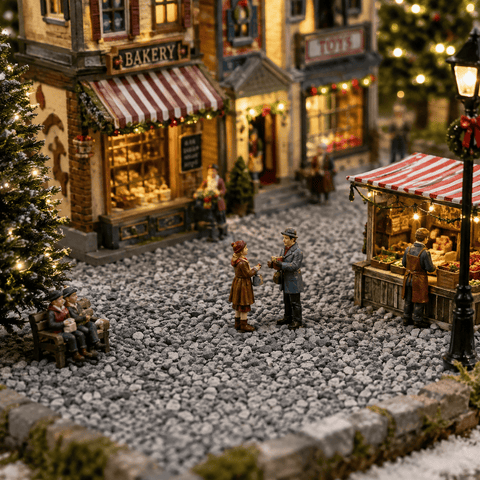 My Village Decorations Landscaping My Village Medium Deco Stones Black and Grey – 370ml