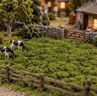 My Village Decorations Landscaping My Village Medium Green/Brown Moss Mat – 70 x 50cm
