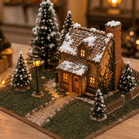 My Village Scenic Accessory My Village Moss Green Base Mat Decoration – 70cm x 50cm