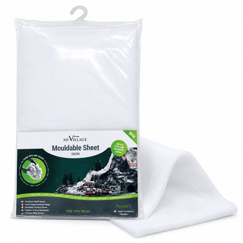 My Village Sheets & Rolls Landscaping My Village Mouldable Sheet Snow – 100 x 60cm