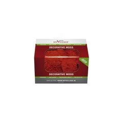 My Village Decorations Landscaping My Village Reindeer Moss Red 50g
