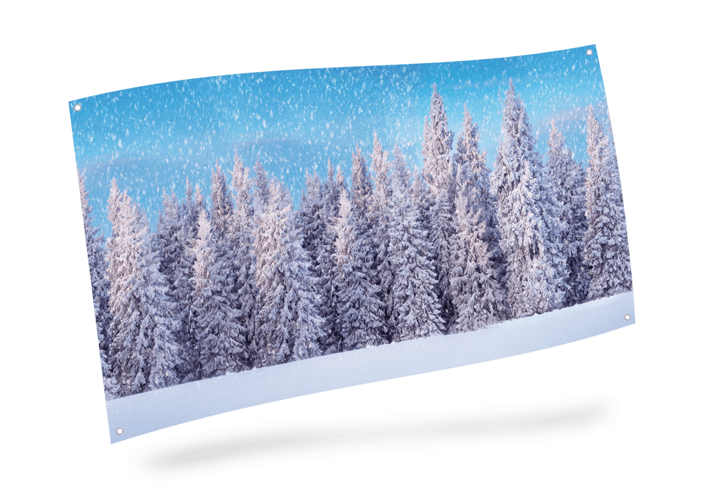 My Village Background My Village Snow Forest Background Cloth