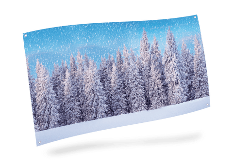 My Village Background My Village Snow Forest Background Cloth