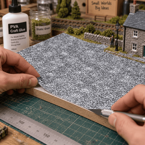 My Village Decorations Landscaping My Village Snowy Gravel Sheet – 21cm x 29.7cm