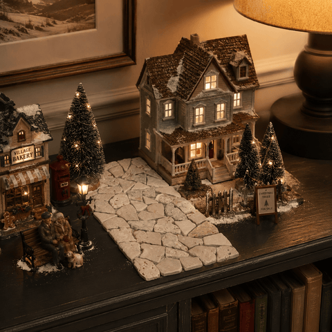 My Village Decorations Landscaping My Village Stone Mat Beige Decoration MYD61 – 30cm x14cm