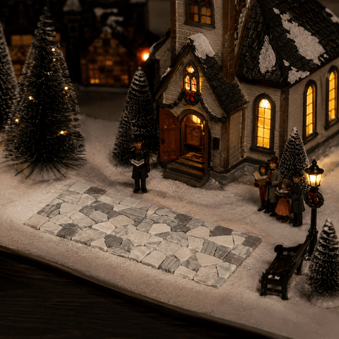 My Village Decorations Landscaping My Village Stone Mat Grey-White Flooring – 30cm x 14cm