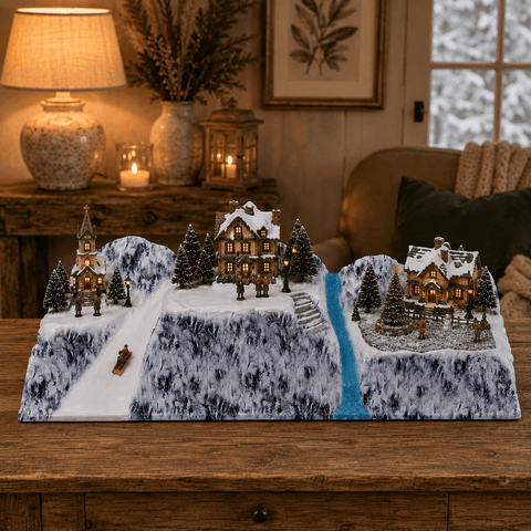 My Village Christmas Village Bases My Village Twin Valley B MY55 - 78x25cm