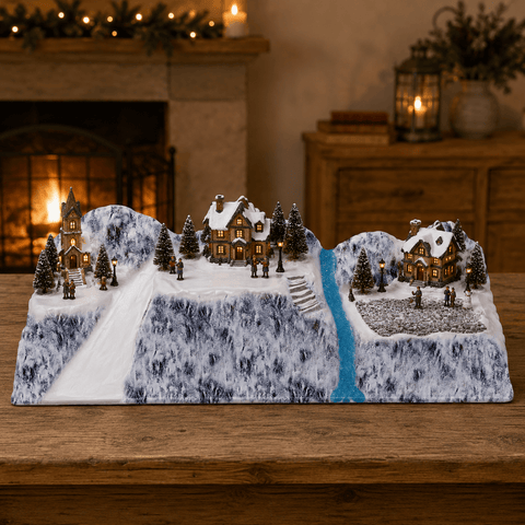 My Village Christmas Village Bases My Village Twin Valley B MY55 - 78x25cm