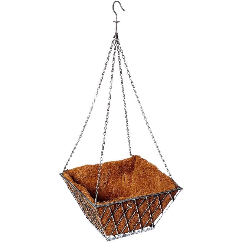 Panacea Hanging Baskets Panacea 14" Double Diamond Square Hanging Basket