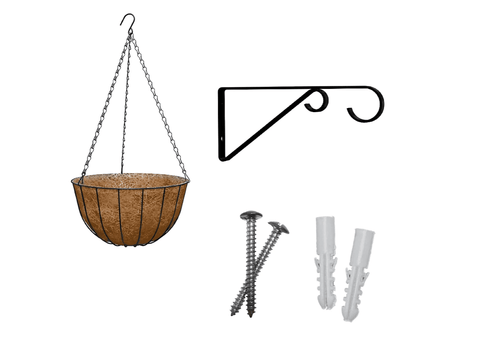 Panacea 14" Hanging Basket with Bracket