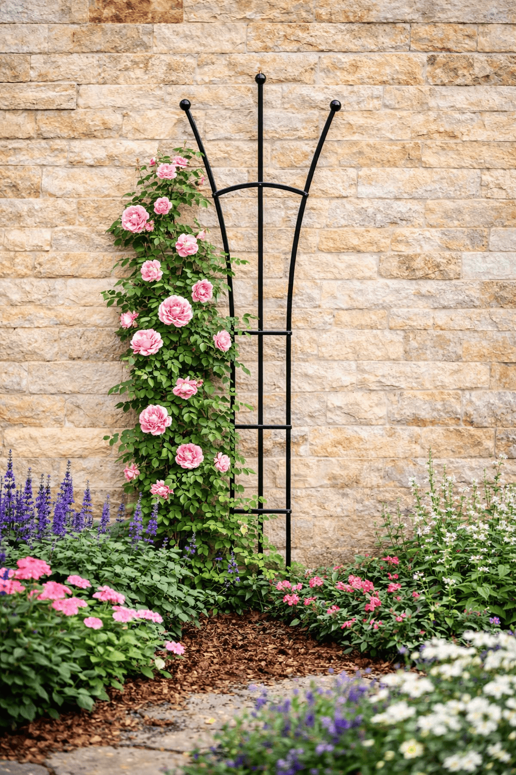 Panacea Trellis Metal Panacea Ball Fan Pot Trellis