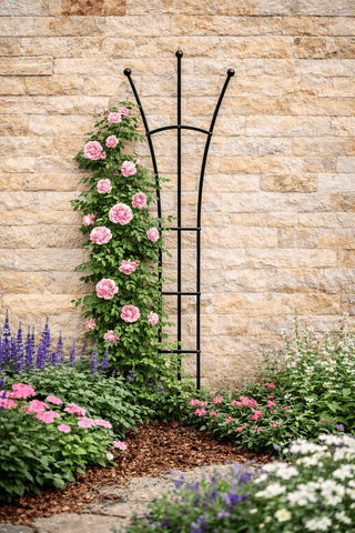 Panacea Trellis Metal Panacea Ball Fan Pot Trellis