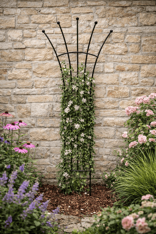 Panacea Trellis Metal Panacea Ball Fan Trellis