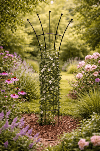 Panacea Trellis Metal Panacea Ball Fan Trellis