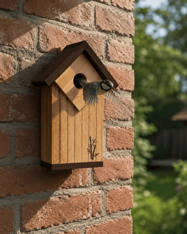 Panacea Bird House Panacea Bamboo Contemporary Bird House