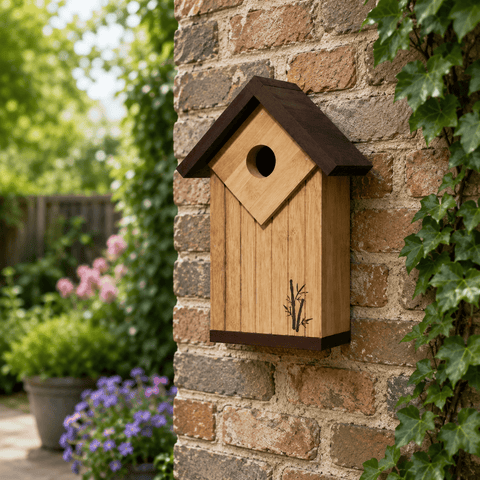 Panacea Bird House Panacea Bamboo Contemporary Bird House