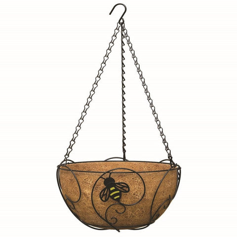 Panacea Hanging Baskets Panacea Bee-Conscious 14" Hanging Basket