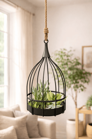 Panacea Pots & Planters Panacea Bird Cage Succulent Planter