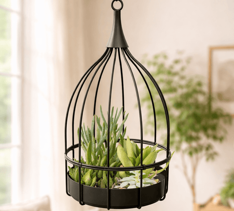 Panacea Pots & Planters Panacea Bird Cage Succulent Planter