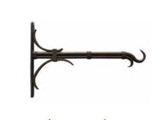 Panacea Brackets & Hooks Panacea Cast Aluminium Bracket Bronze 12"