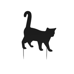 Panacea Garden Stake Panacea Cat Shadow Metal Yard Stake 61cm