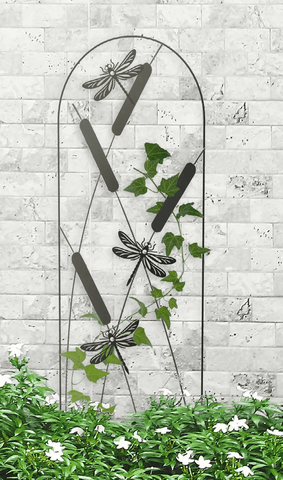 Panacea Trellis Metal Panacea Dragonfly Pot Trellis