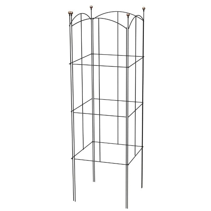 Panacea Garden Arches, Trellises, Arbors & Pergolas Panacea Folding 4-Panel Tomato Trellis Black