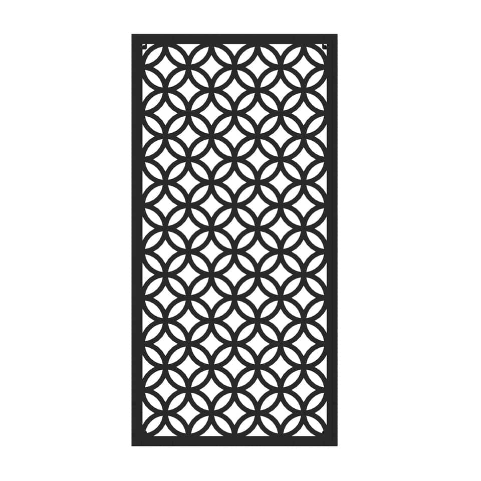 Panacea Privacy Screen Panacea Geometric Circles Garden Screen