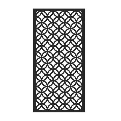 Panacea Privacy Screen Panacea Geometric Circles Garden Screen