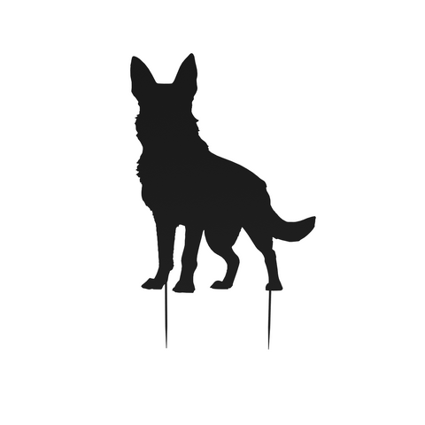 Panacea Garden Stake Panacea German Shepherd Shadow Metal Yard Stake 61cm
