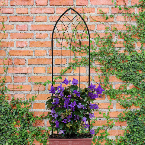 Panacea Trellis Metal Panacea Gothic Window Pot Trellis