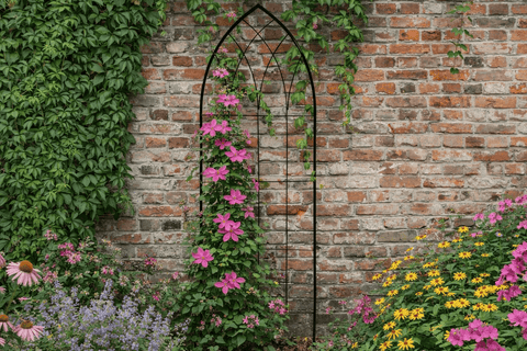 Panacea Trellis Metal Panacea Gothic Window Trellis
