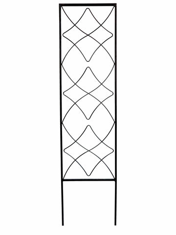 Panacea Topiary Trellis Panacea Graceful Pot Trellis Black 48"
