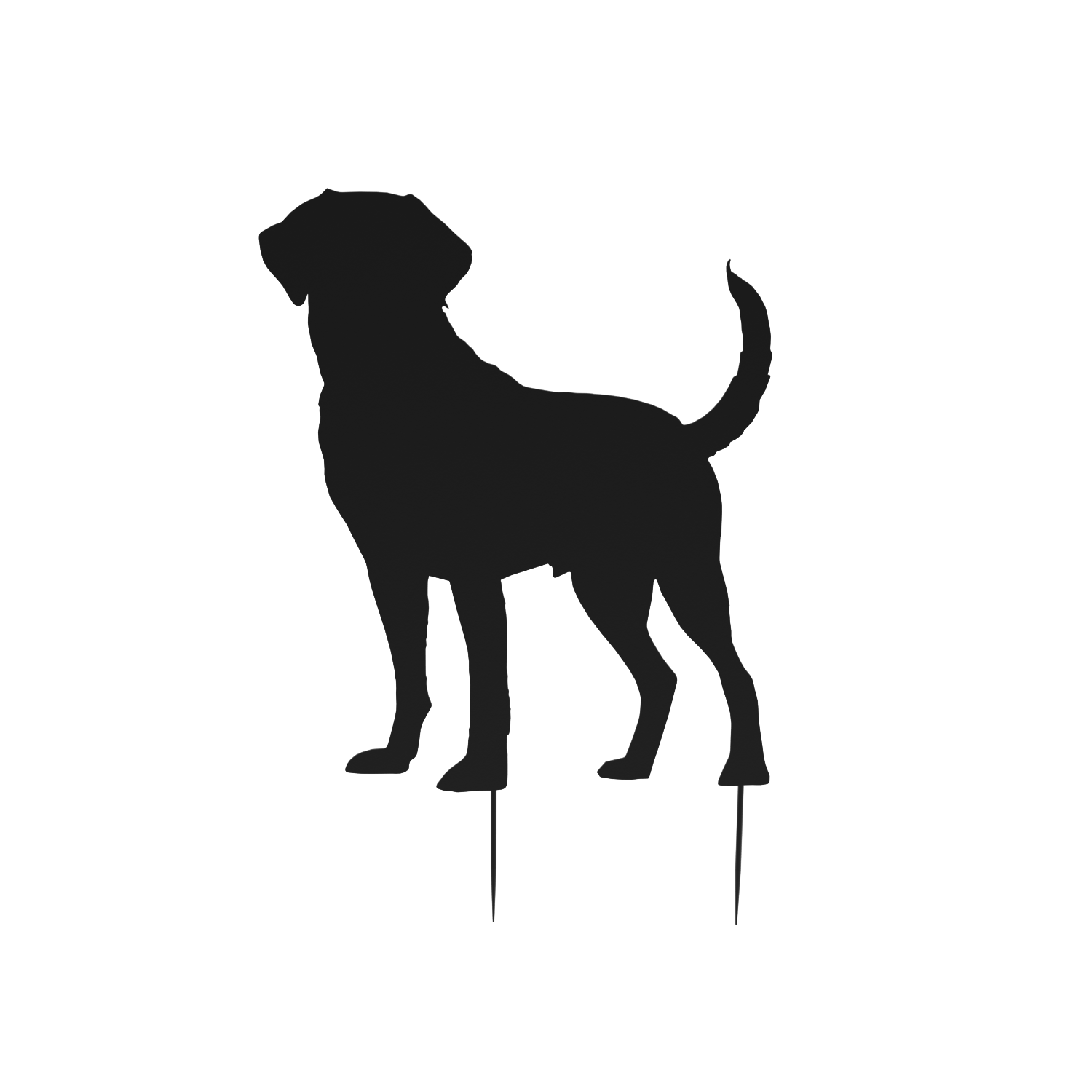 Panacea Garden Stake Panacea Labrador Retriever Shadow Metal Yard Stake 61cm