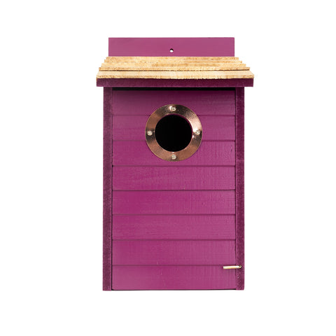 Panacea Nest Boxes Panacea Lake & Cabin Woodland Series Colourful Bluebird Houses - Assorted Colours