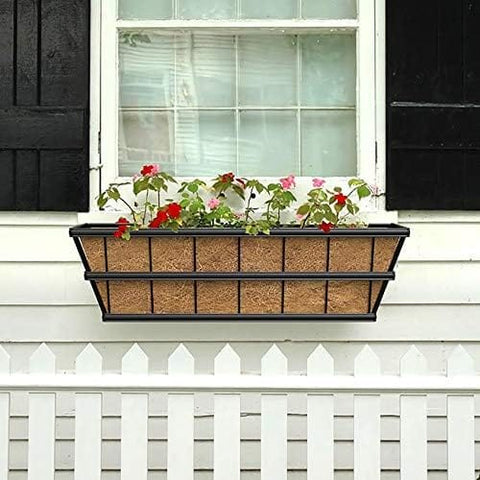 Panacea Planters & Pots Panacea Modern Farmhouse 30" Deck and Window Box Planter